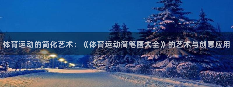 中欧体育网页登录：体育运动的简化艺术：《体育运动简笔画大全》的艺术与创意应用